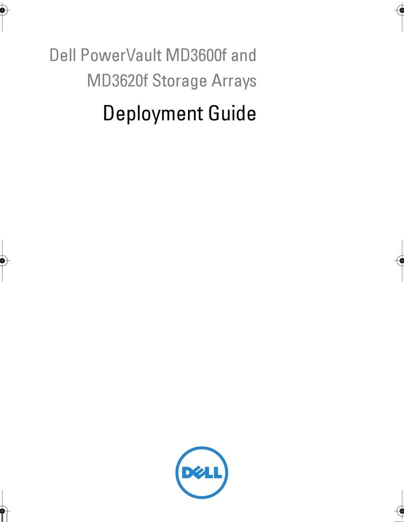 Dell PowerVault MD3600f Series Quick reference guide Dell PowerVault MD3600f Series Quick reference guide