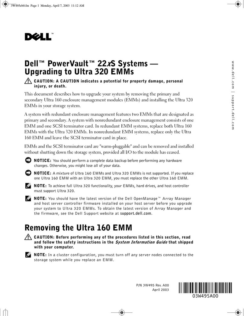 Dell PowerVault 220S Operation and maintenance manual Dell PowerVault 220S Operation and maintenance manual