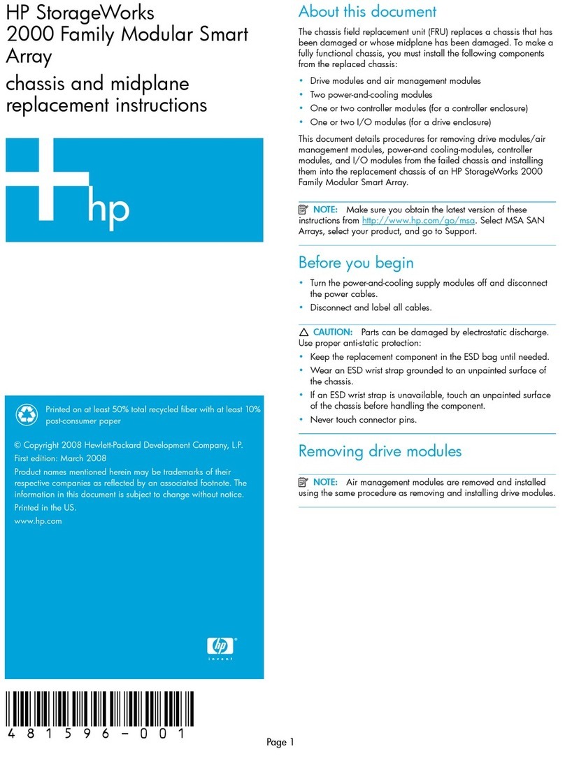 HP StorageWorks 2000fc Guide
