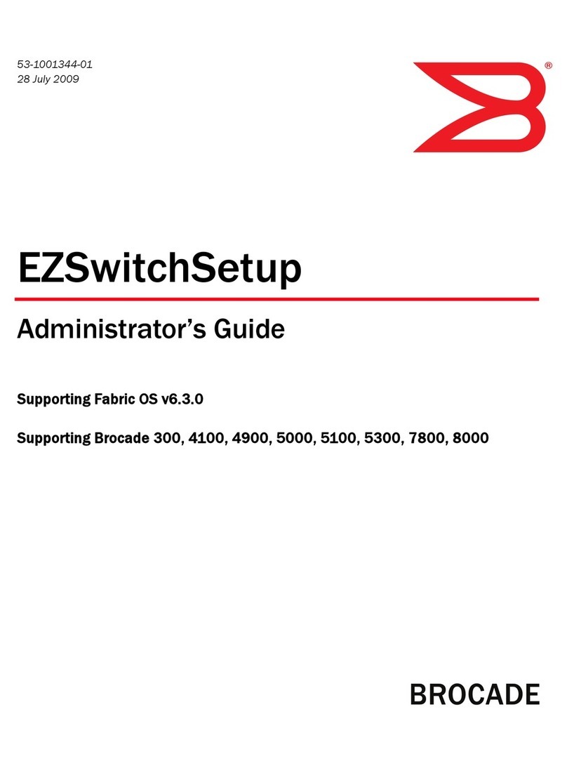 Brocade Communications Systems 1606 Administrator's guide Brocade Communications Systems 1606 Administrator's guide
