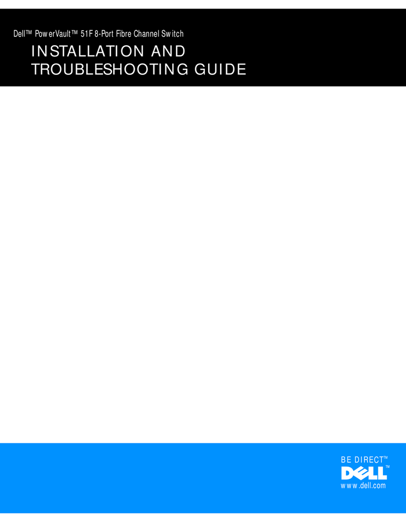 Dell PowerVault 50F Installation and troubleshooting guide