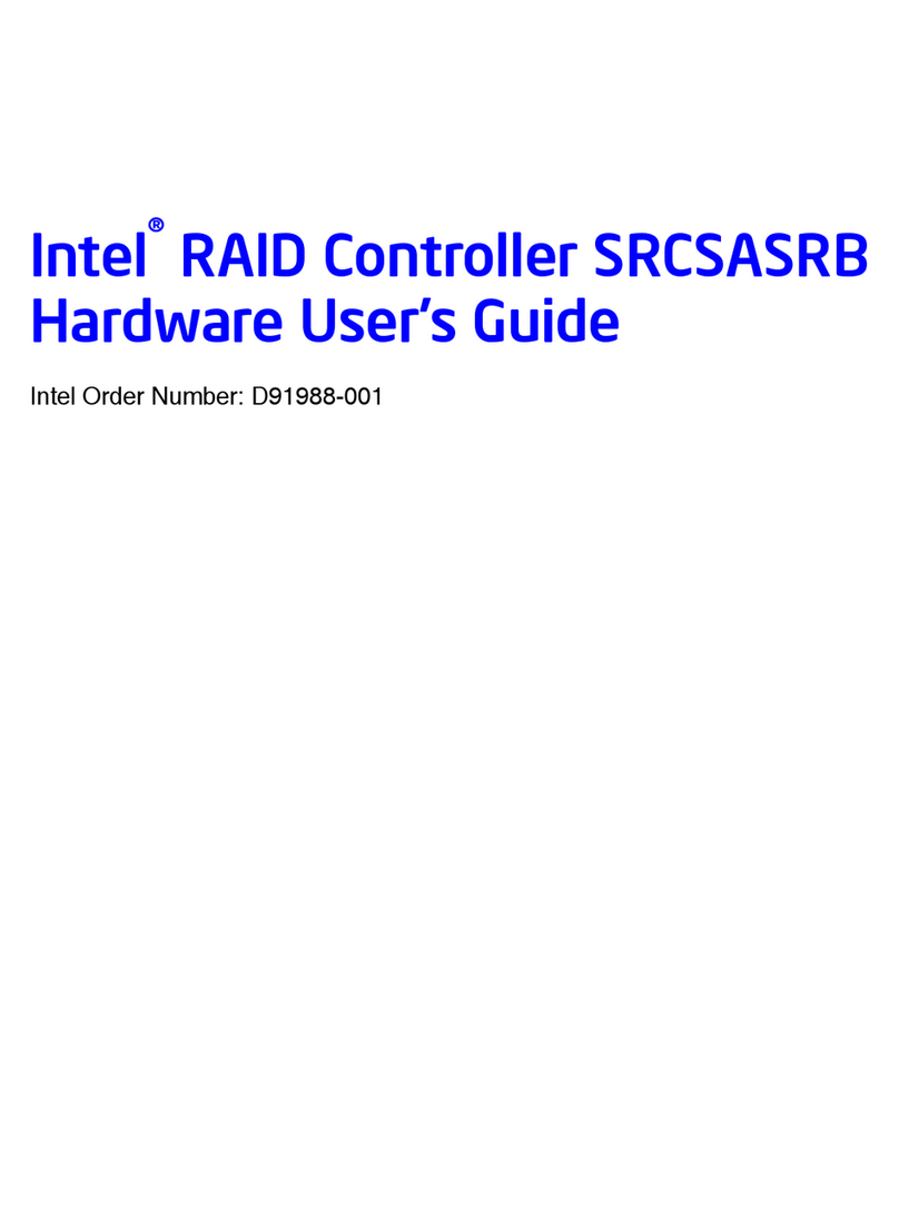 Intel SRCSASRB - RAID Controller Installation manual