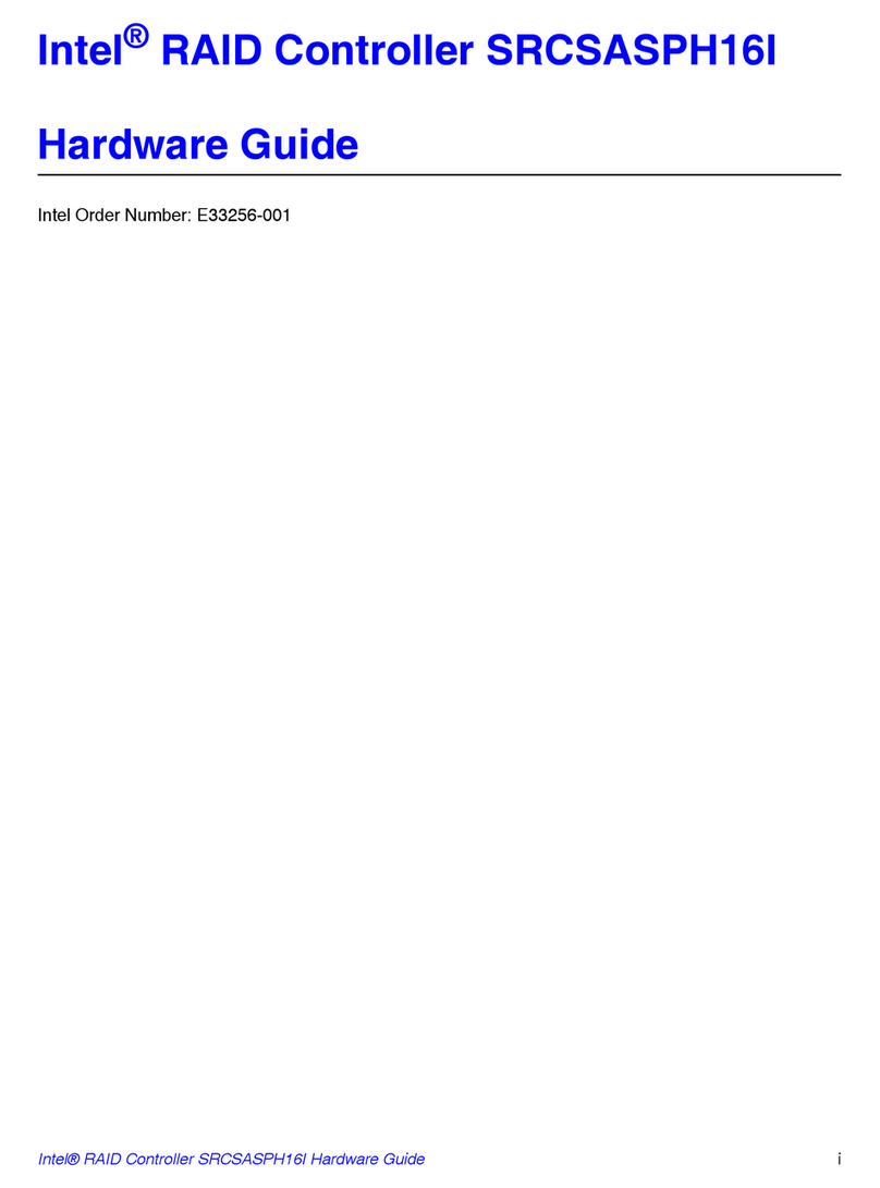 Intel SRCSASPH16I - RAID Controller Installation instructions