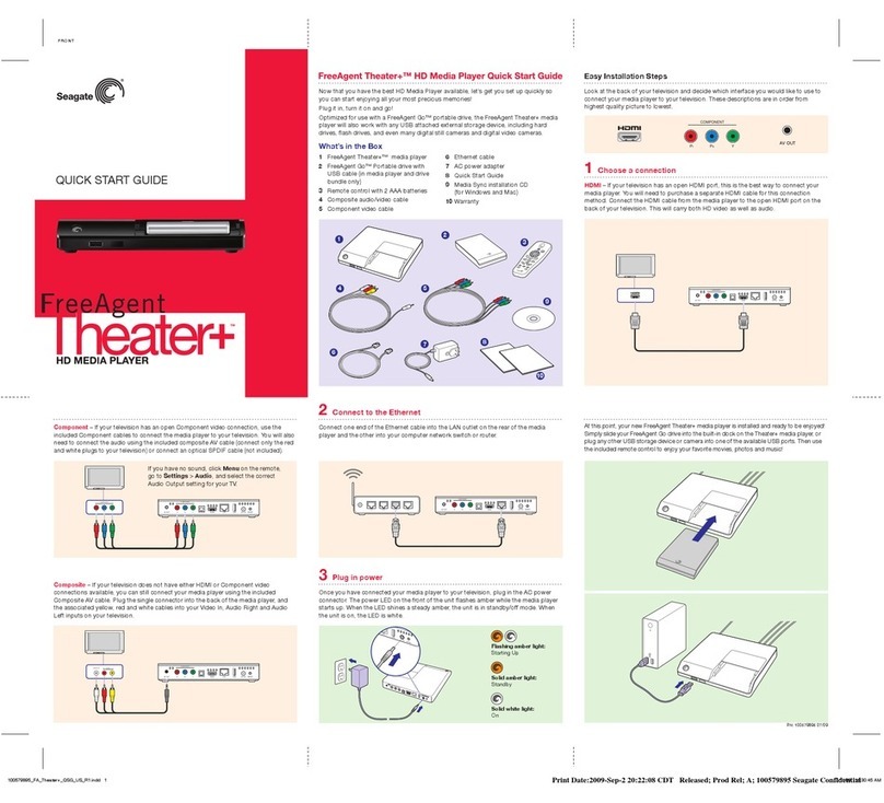 Seagate FreeAgent ater User manual Seagate FreeAgent ater User manual