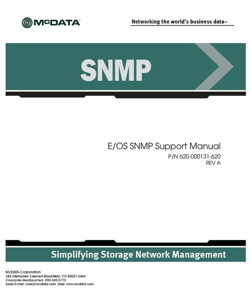 McDATA StorageWorks 64 - SAN Director Switch User manual