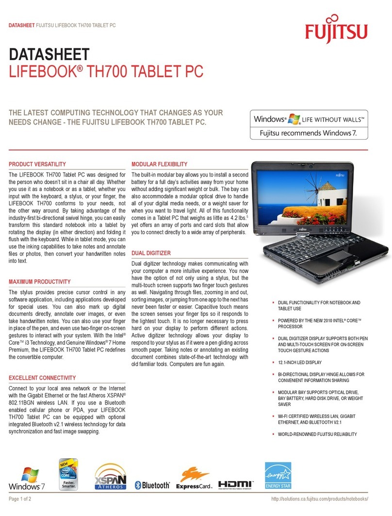 Fujitsu FPCM11801 User manual