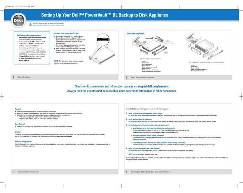 Dell PowerVault DL2100 User instructions