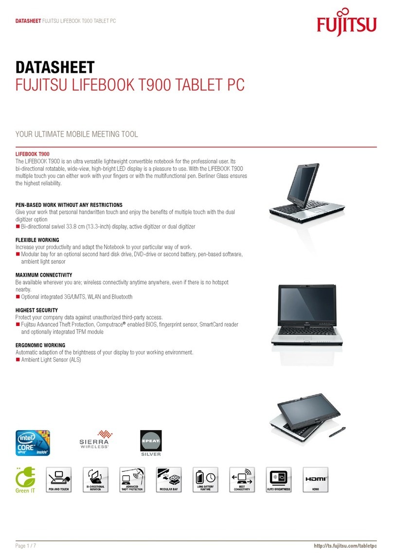 Fujitsu FPCM11752 User manual