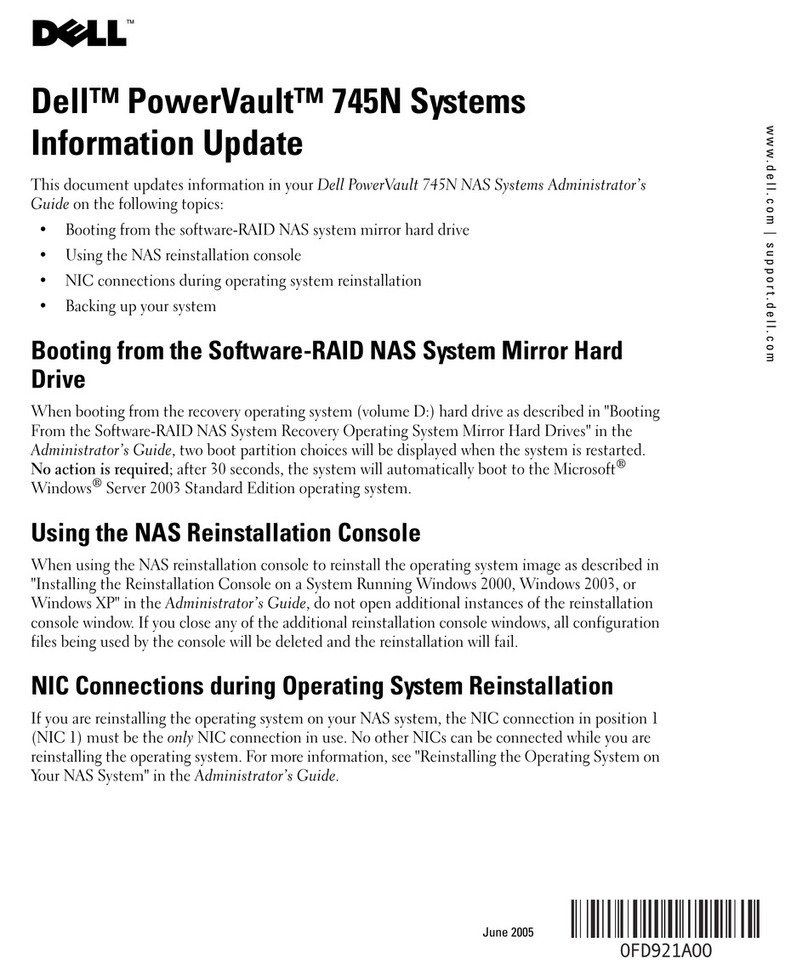 Dell PowerVault 745N Service manual