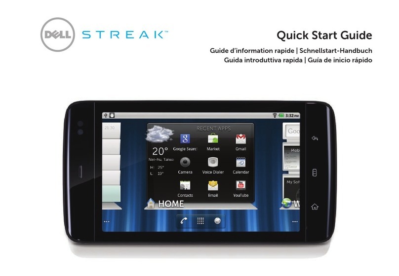 Dell Streak quick start guide