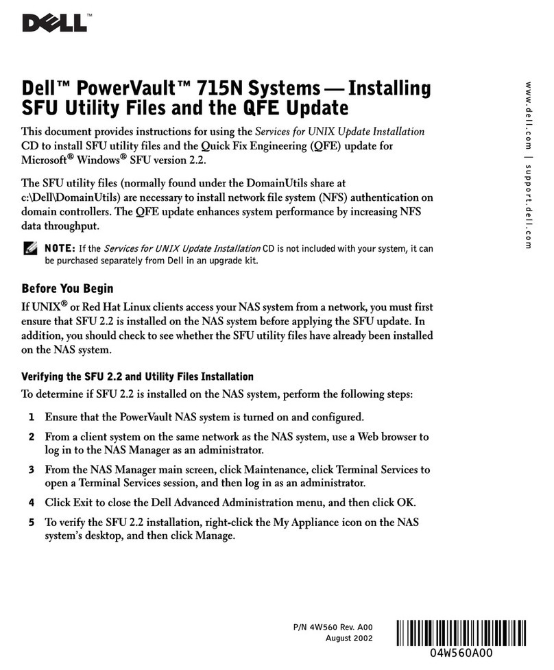 Dell PowerVault 715N Technical manual