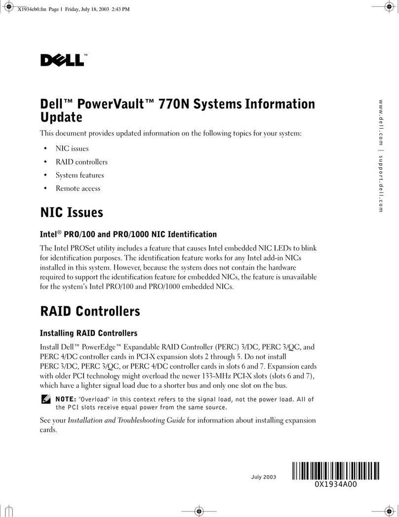 Dell PowerVault 770N Technical manual Dell PowerVault 770N Technical manual