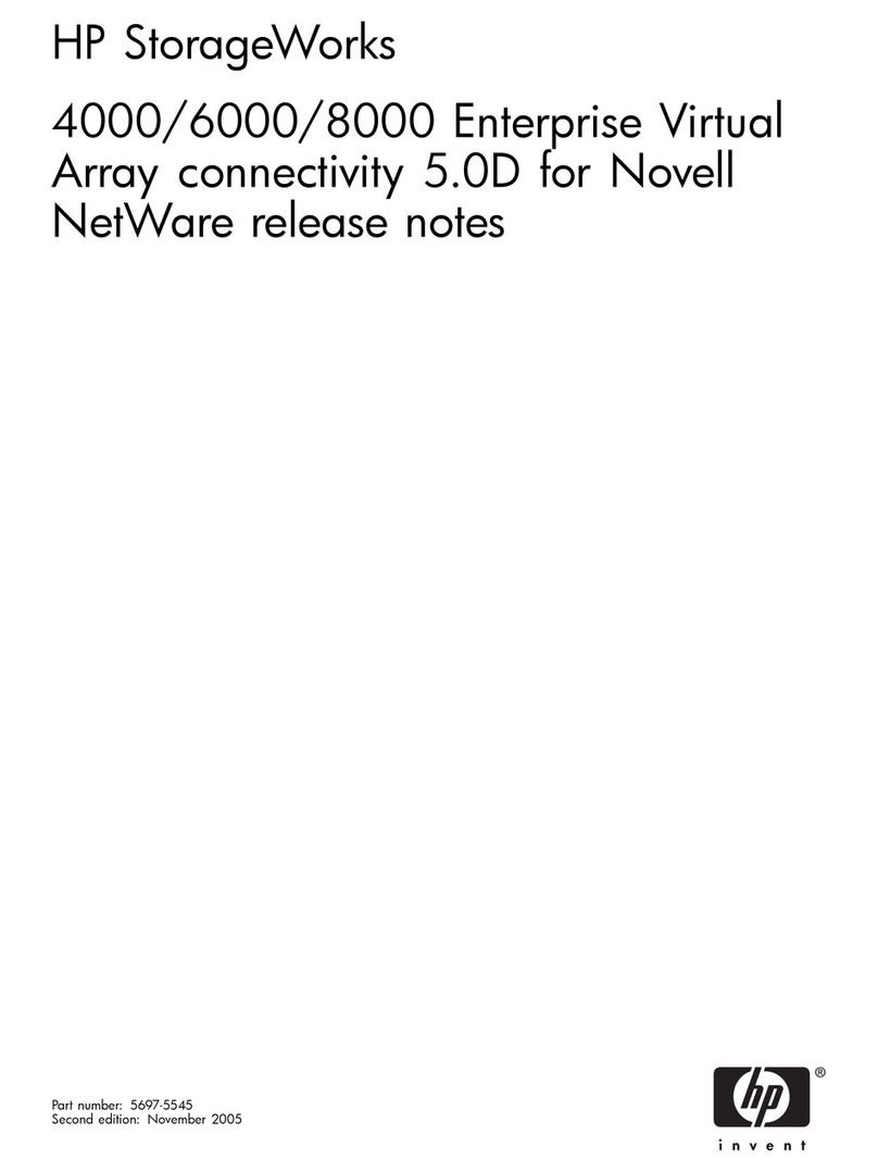 HP StorageWorks 4000/6000/8000 - Enterprise Virtual... release note