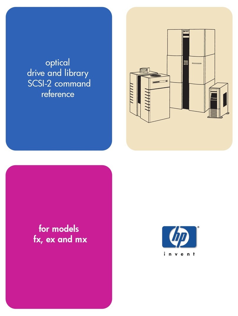 HP SureStore Optical 2600fx Installation manual