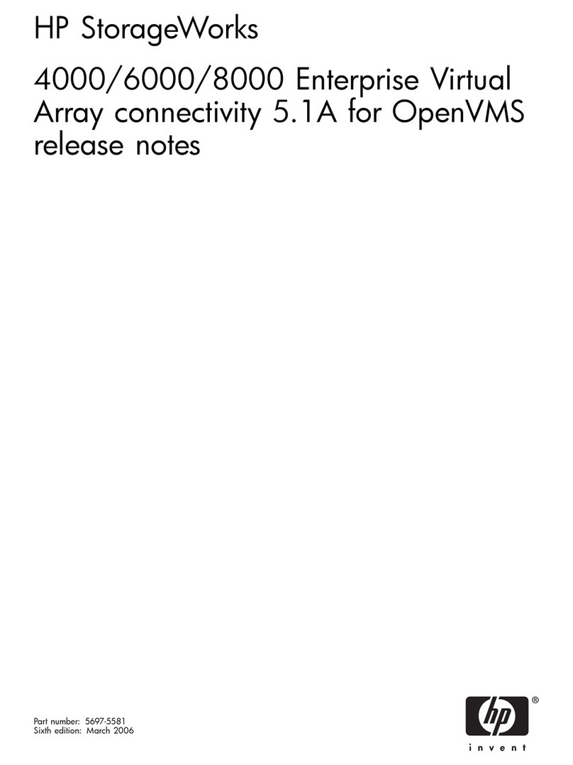 HP StorageWorks 4000/6000/8000 - Enterprise Virtual... release note