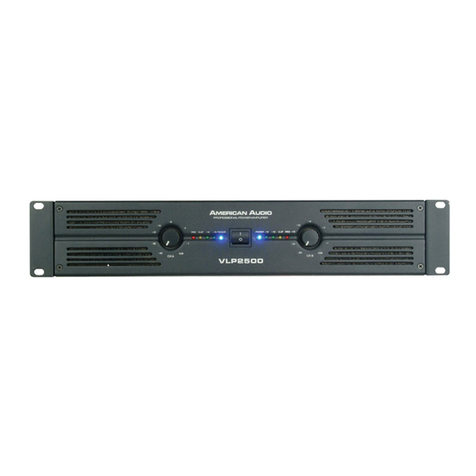 American Audio VLP 2500 User manual