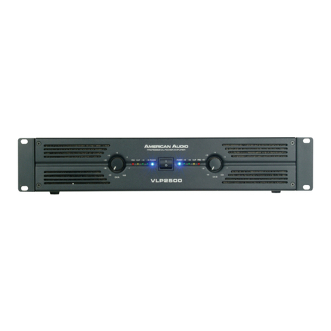 American Audio VLP 2500 - REV 9-10 User manual