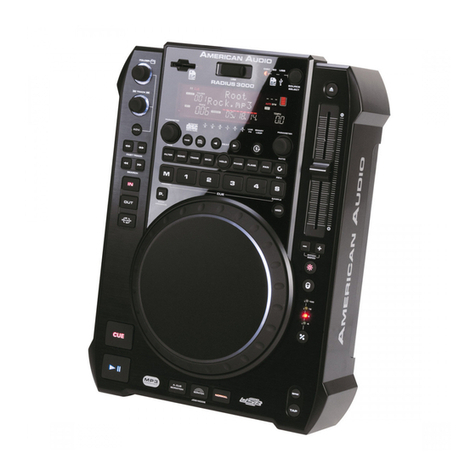 American Audio RADIUS 3000 User guide and reference manual