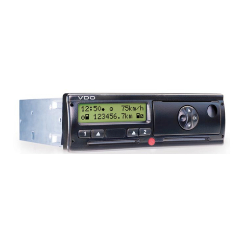 VDO DIGITAL TACHOGRAPHS - Instruction Manual