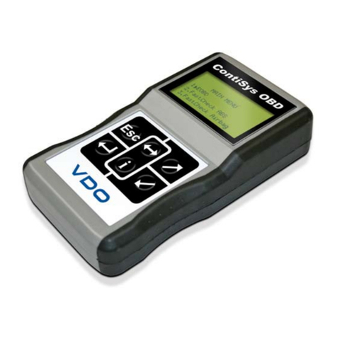 VDO CONTISYS OBD - V3.0 instruction manual