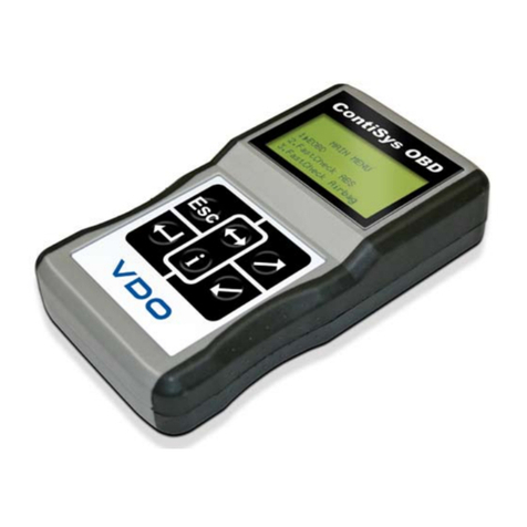 VDO CONTISYS OBD - APPLICATION LIST V2.0 manual