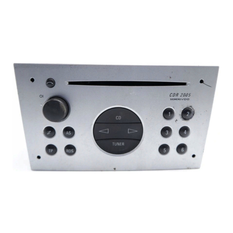 VDO CDR 2005 manual