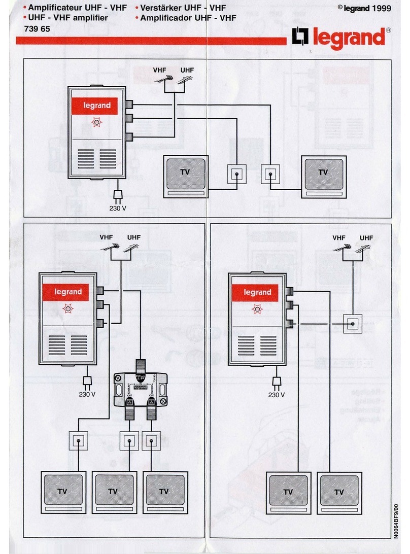 LEGRAND 739 65 manual