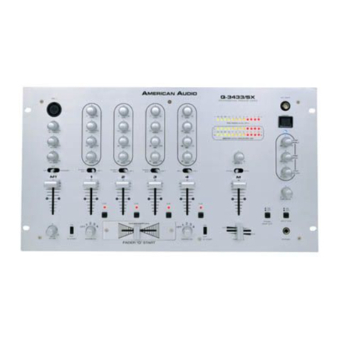 American DJ Audio Q-3433 MKII User instructions