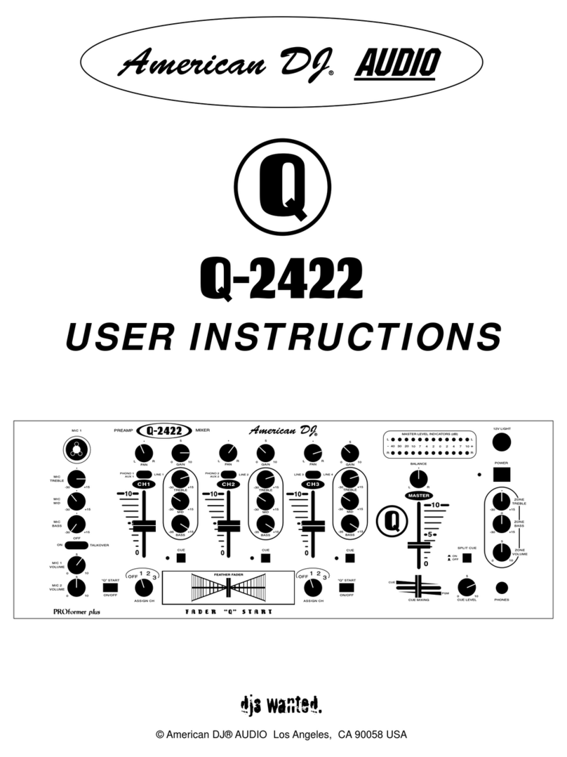 American DJ Q-2422/X User manual