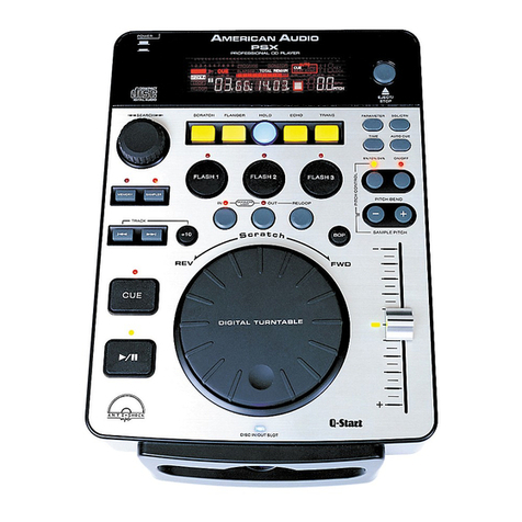 American Audio PSX User guide and reference manual