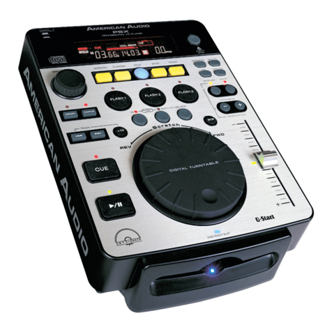 American Audio PSX - REV 1-2 User guide and reference manual