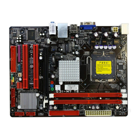Biostar G31-M7 TE - BIOS Setup manual