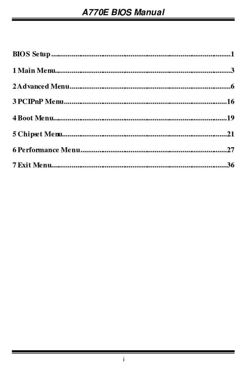 Biostar A770E - BIOS User manual