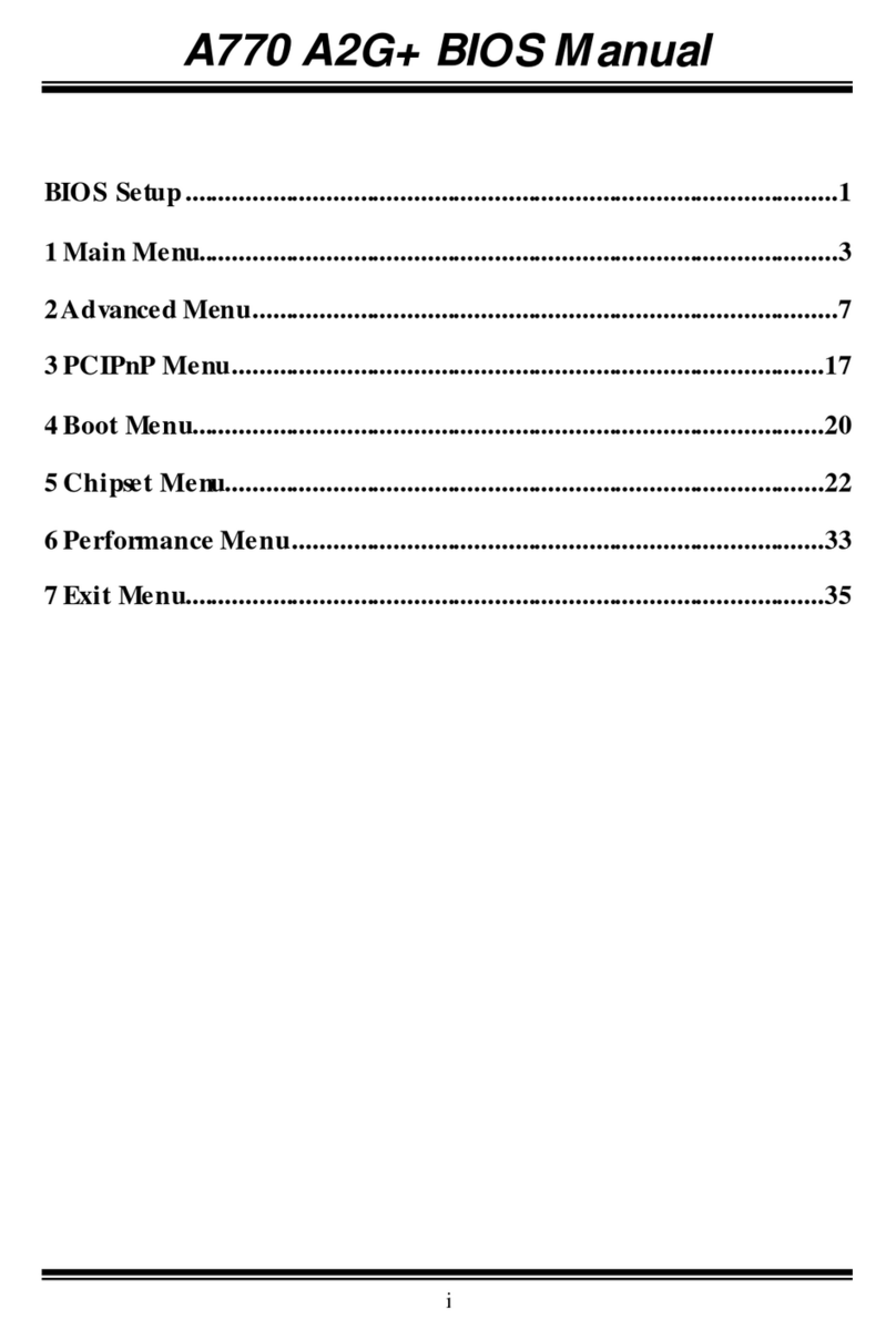 Biostar A770 A2G PLUS - BIOS User manual
