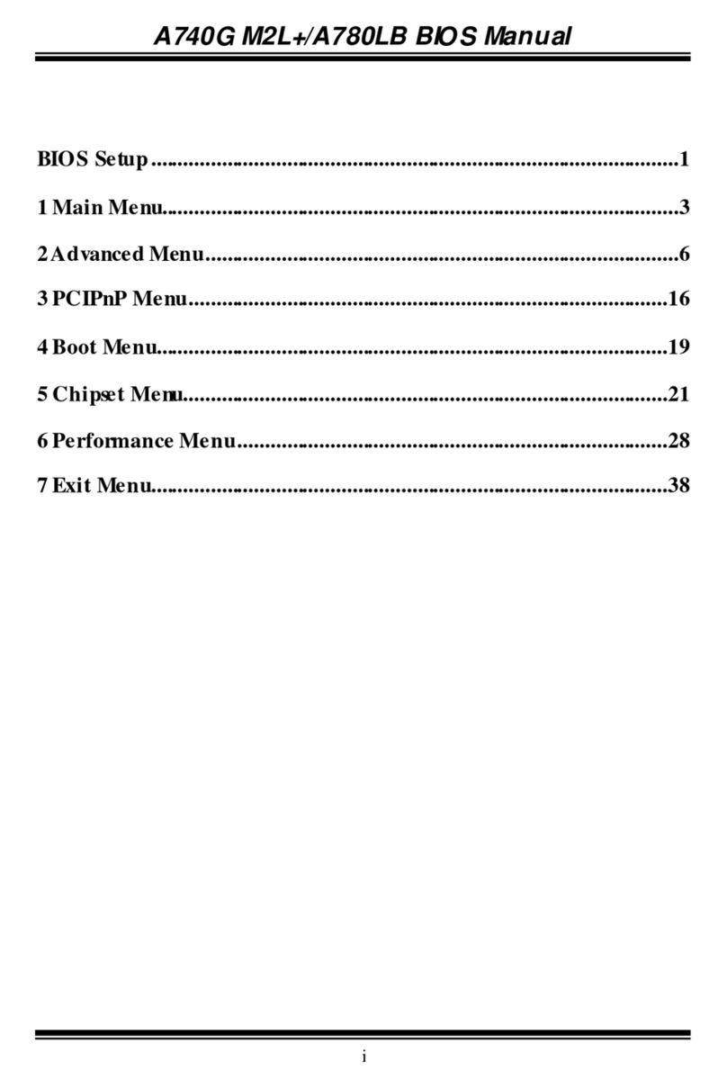 Biostar A740G M2L PLUS - BIOS 2 User manual Biostar A740G M2L PLUS - BIOS 2 User manual