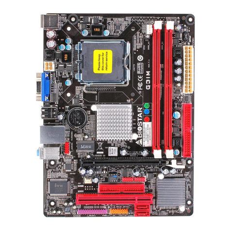 Biostar G31M - BIOS Setup manual