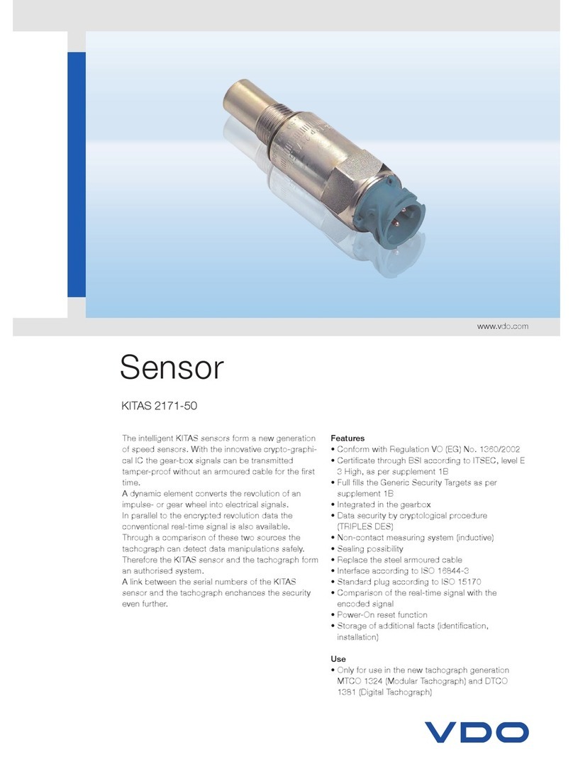 VDO SENSOR KITAS 2171-50 User manual