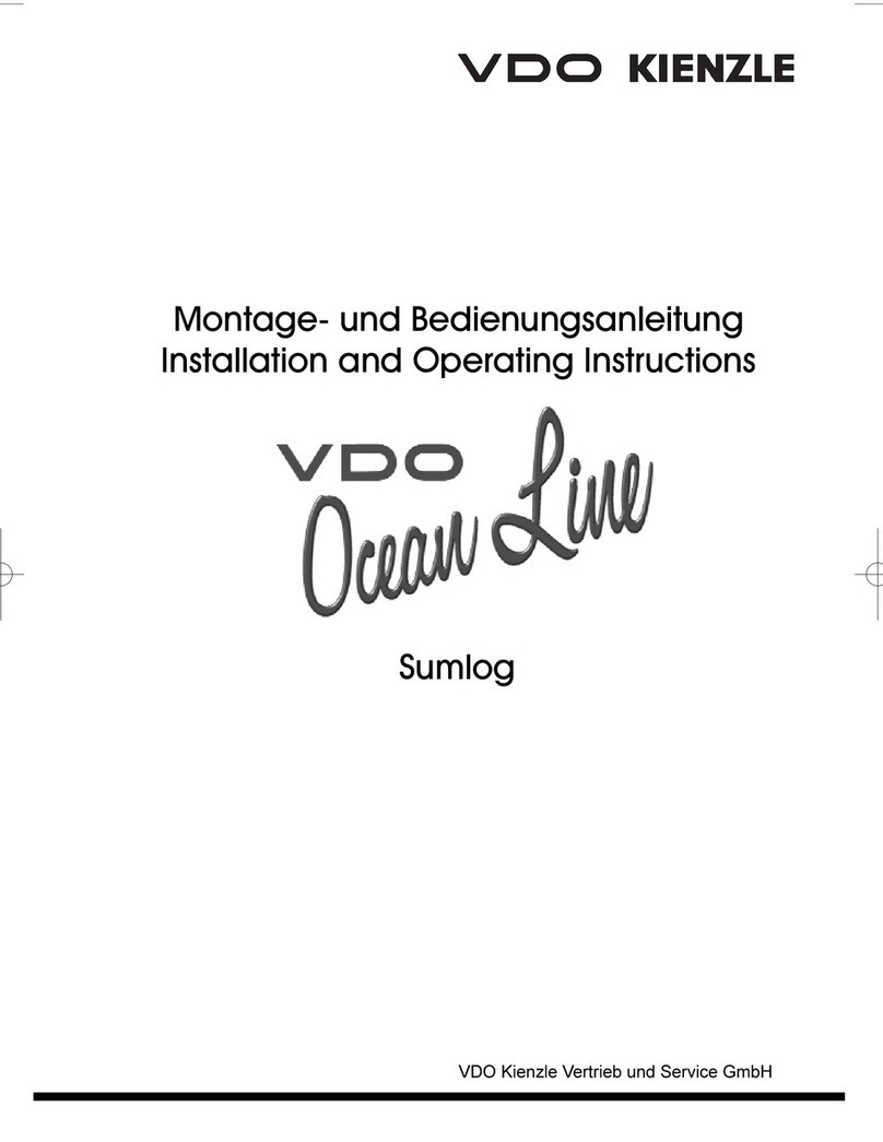 VDO SUMLOG User manual