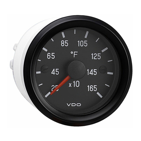 VDO PYROMETER installation instructions