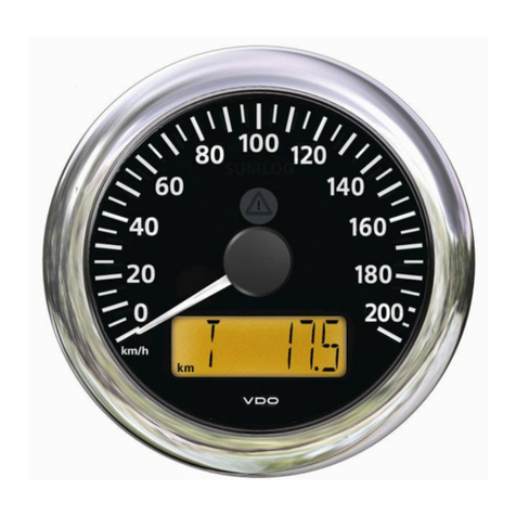 VDO VIEWLINE SPEEDOMETER User manual