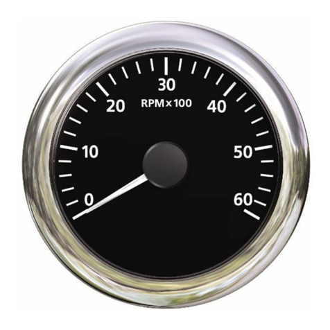 VDO VIEWLINE TACHOMETER WITHOUT LCD User manual