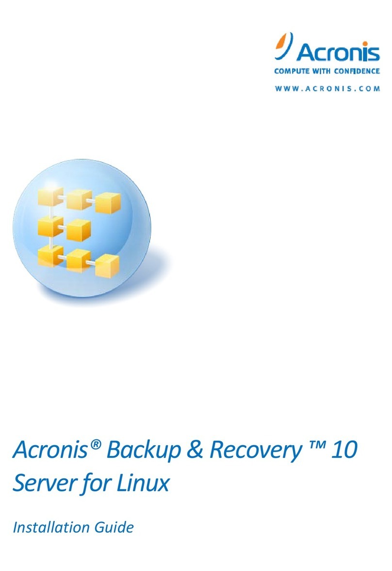 ACRONIS BACKUP AND RECOVERY 10 SERVER FOR LINUX - installation guide ACRONIS BACKUP AND RECOVERY 10 SERVER FOR LINUX - installation guide