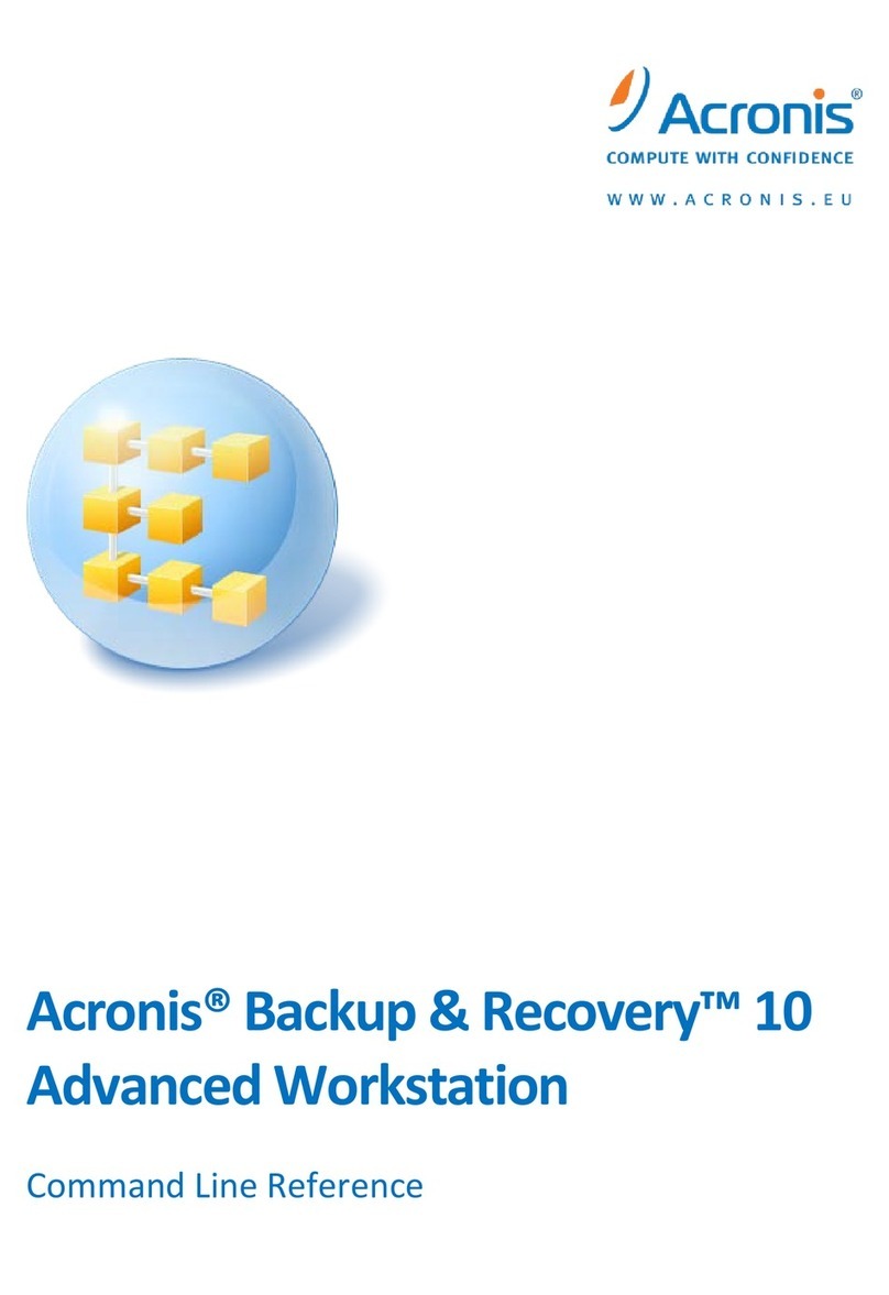 ACRONIS BACKUP RECOVERY 10 ADVANCED WORKSTATION - COMMAND... Cli reference guide
