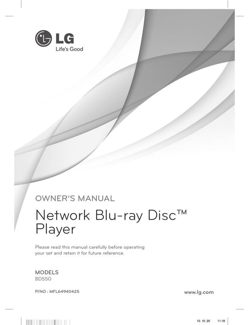 LG BD550 owner's manual