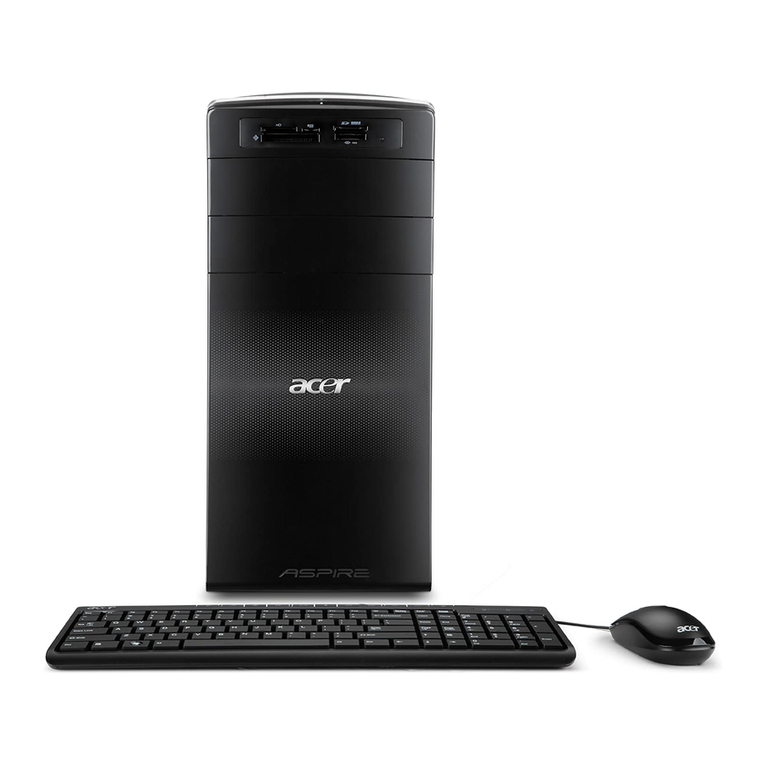 Acer Aspire M3450 User manual