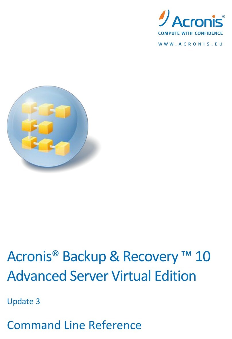 ACRONIS BACKUP AND RECOVERY 10 ADVANCED SERVER VIRTUAL EDITION - COMMAND LINE REFERENCE UPDATE... Cli reference guide ACRONIS BACKUP AND RECOVERY 10 ADVANCED SERVER VIRTUAL EDITION - COMMAND LINE REFERENCE UPDATE... Cli reference guide