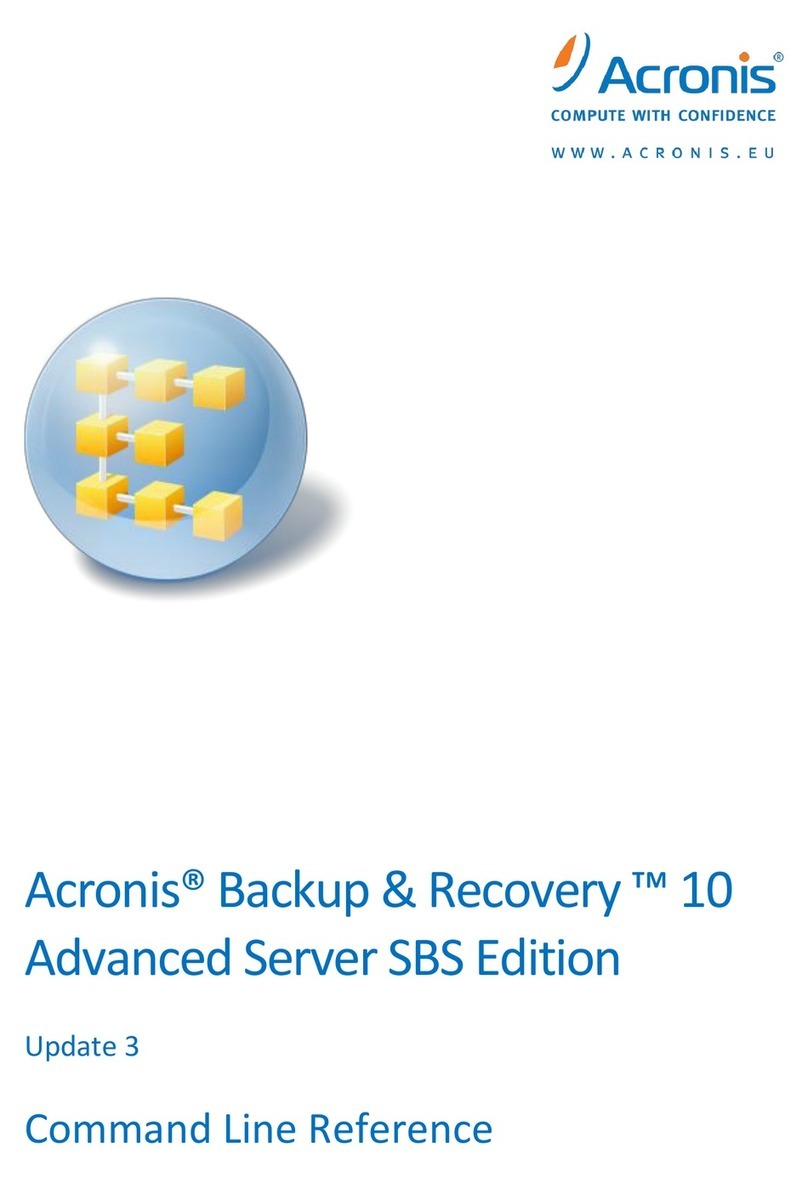ACRONIS BACKUP AND RECOVERY 10 ADVANCED SERVER SBS EDITION - COMMAND LINE REFERENCE UPDATE... Cli reference guide ACRONIS BACKUP AND RECOVERY 10 ADVANCED SERVER SBS EDITION - COMMAND LINE REFERENCE UPDATE... Cli reference guide