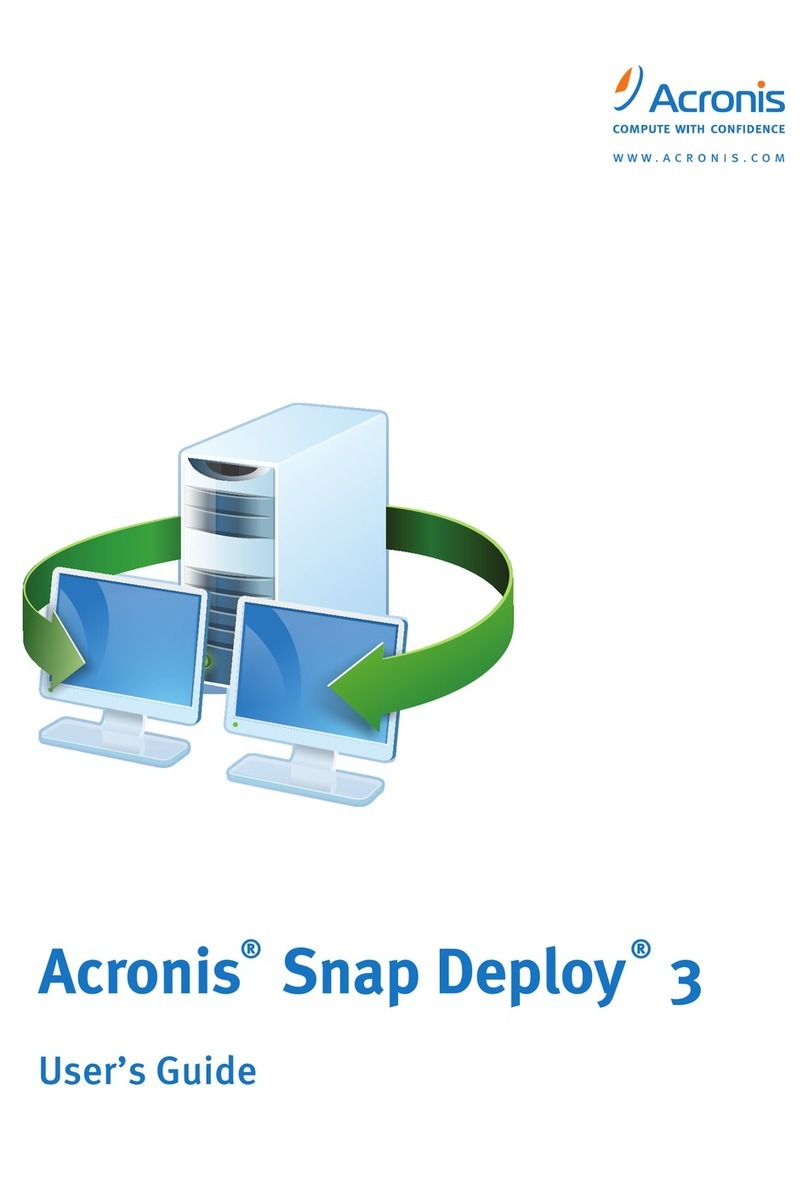 ACRONIS SNAP DEPLOY 3 - FOR WORKSTATION User manual