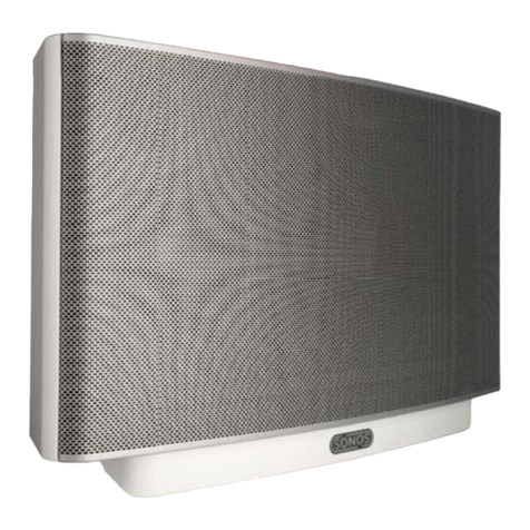Sonos ZONEPLAYER S5 User manual