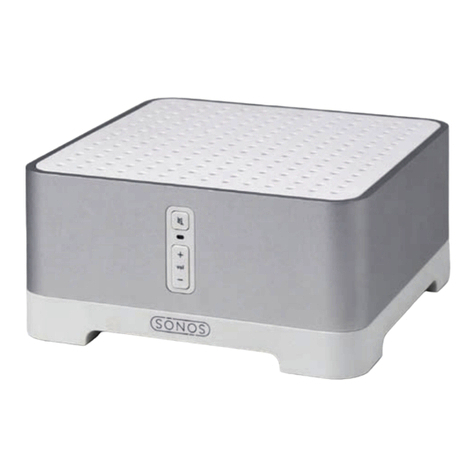 Sonos ZonePlayer 120 User manual
